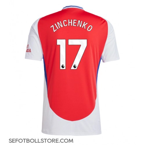 Arsenal Oleksandr Zinchenko #17 Replika Hemmatröja 2024-25 Kortärmad